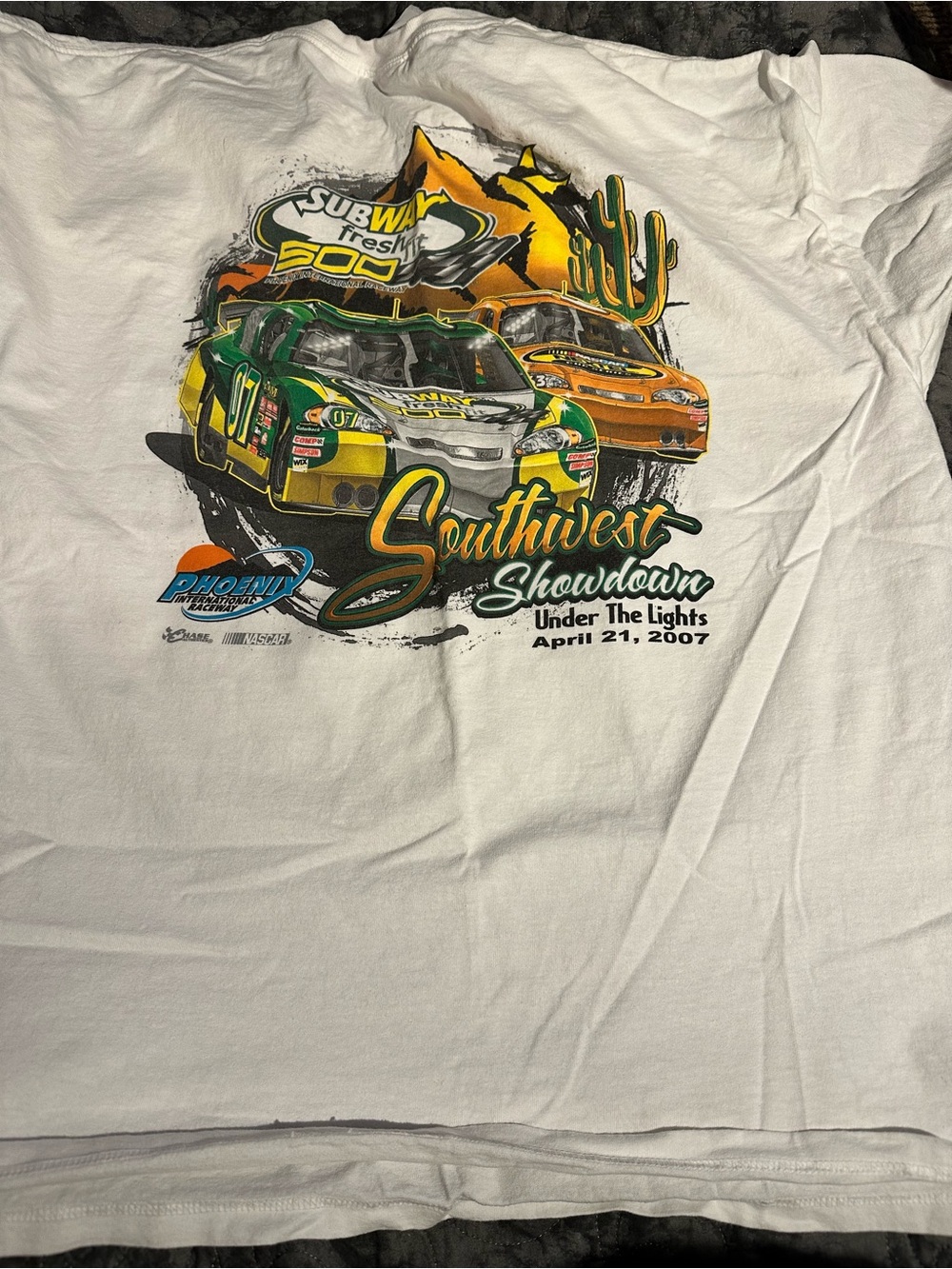 Chase Authentics White Southwest Showdown Racing Graphic Tee